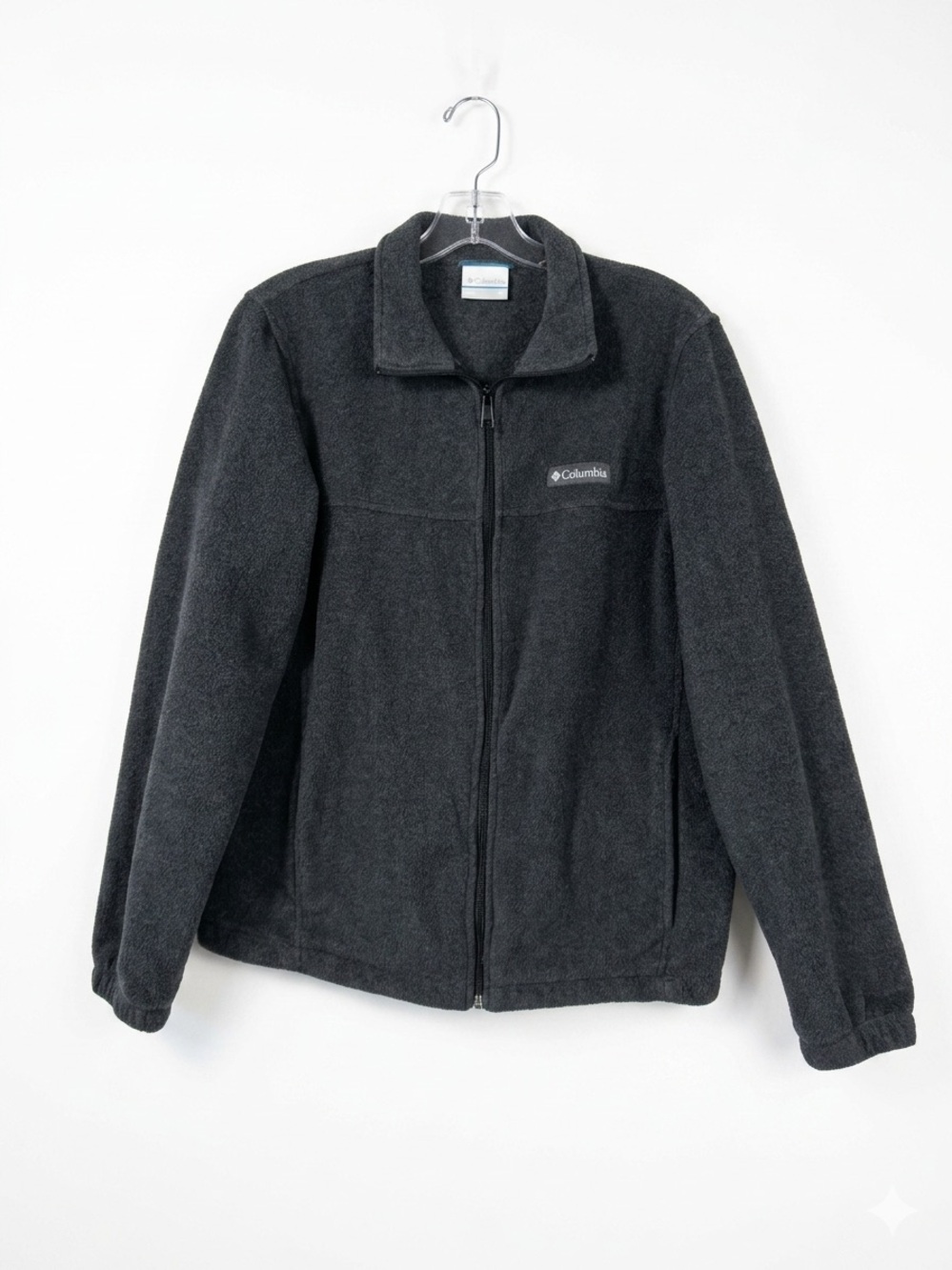 Columbia Men's Charcoal Full-Zip Fleece Jacket